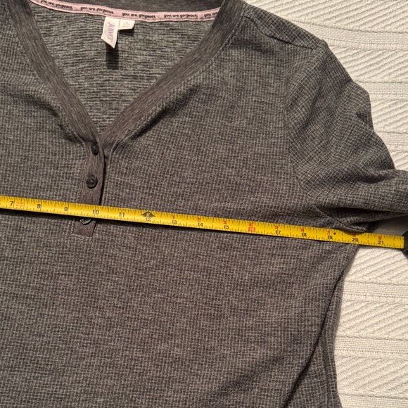 Joyspun Gray Ribbed Lounge Set - Picture 5 of 10